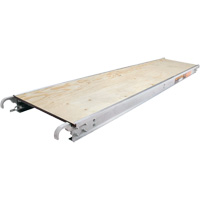 Plateformes de travail - Plancher en contreplaqu&eacute;, Bois, 7' lo x 19" la Quali-T-Solutions