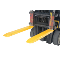 Fork Extensions, 48" L x 7-3/8" W, For Fork Width of 5" Quali-T-Solutions