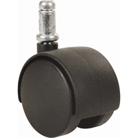 Twin Wheel Caster (300/400 Series), Swivel, 2" (51 mm) Dia., 75 lbs. (34 kg.) Capacity Quali-T-Solutions
