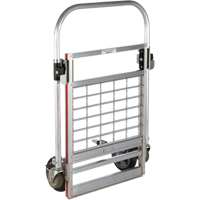 Chariot &agrave; plateforme repliable &agrave; quatre roues, Aluminium, 750 lb, 31" lo x 23-1/4" la, Hauteur 39" Quali-T-Solutions