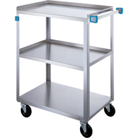 Shelf Cart, 3 Tiers, 18" W x 39" H x 31" D, 500 lbs. Capacity Quali-T-Solutions