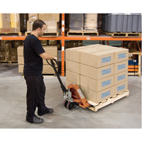 Heavy-Duty Manual Pallet Truck, Steel, 36" L x 20.5" W, 5500 lbs. Capacity Quali-T-Solutions