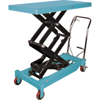 Heavy-Duty Hydraulic Scissor Lift Table, 48" L x 24" W, Steel, 1545 lbs. Capacity Quali-T-Solutions