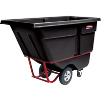 Chariot basculeur, Poly&eacute;thyl&egrave;ne, 1/2 vg³, Capacit&eacute; de charge de 850 lb Quali-T-Solutions