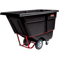 Chariot basculeur en acier, Poly&eacute;thyl&egrave;ne, 1 vg³, Capacit&eacute; de charge de 1250 lb Quali-T-Solutions