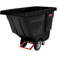 Chariot basculeur, Poly&eacute;thyl&egrave;ne, 1 vg³, Capacit&eacute; de charge de 850 lb Quali-T-Solutions