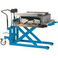 Chariots/tables hydrauliques de lev&eacute;e &agrave; ciseaux pour palettes, 42-1/2" lo x 20-1/2" la, Acier, Capacit&eacute; de 2200 lb Quali-T-Solutions