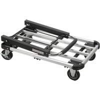 Chariots &agrave; plateforme pliants, Aluminium, 300 lb, 28" lo x 16" la, Hauteur 32" Quali-T-Solutions
