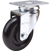 Caster, Swivel, 4" (101.6 mm), Polyolefin, 250 lbs. (113 kg.) Quali-T-Solutions