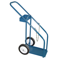 Chariots pour bouteilles de gaz, Roues Semi-pneumatique, Base de , 1000 lb Quali-T-Solutions