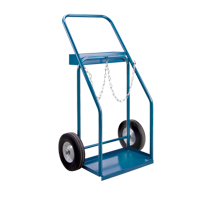 Chariots pour bouteilles de gaz, Roues Semi-pneumatique, Base de , 1000 lb Quali-T-Solutions