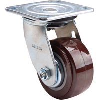 Caster, Swivel, 4" (101.6 mm), Polyurethane, 550 lbs. (249.5 kg.) Quali-T-Solutions