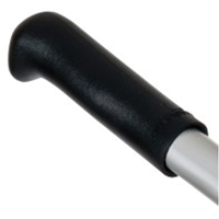 Poign&eacute;e en caoutchouc noir pour diable en aluminium Quali-T-Solutions