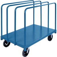 Single Level Rails Heavy-Duty Panel Mover Truck, 48" x 30" x 45", 2000 lbs. Capacity Quali-T-Solutions