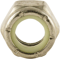 &eacute;crou auto-frein&eacute; en nylon, 3/8" dia, Acier inoxydable, Cors&eacute; Quali-T-Solutions