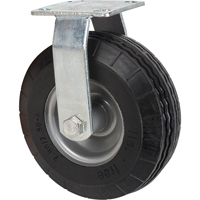 Flat-Free Casters, Rigid, 8" (203.2 mm), Flat-Free, 275 lbs. (125 kg.) Quali-T-Solutions