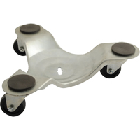 Zinc Plated Leg Dolly, 300 lbs. Capacity, Steel Frame, 2.75" H Quali-T-Solutions