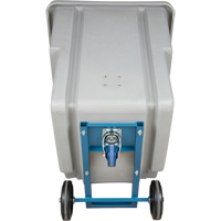 Chariot basculeur en acier, Poly&eacute;thyl&egrave;ne, 0,625 vg³, Capacit&eacute; de charge de 500 lb Quali-T-Solutions