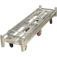 Chariot &agrave; plateforme U-Boat, 59-1/2" lo x 16" la x Capacit&eacute; 1750 lb, Roues en Polyur&eacute;thane Quali-T-Solutions