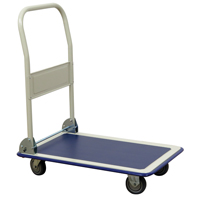 Chariot &agrave; plateforme avec poign&eacute;e pliante, Acier, 440 lb, 29" lo x 19" la, Hauteur 32-1/2" Quali-T-Solutions