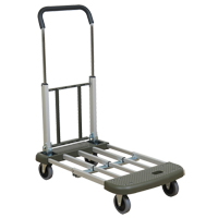 Chariot &agrave; plateforme t&eacute;l&eacute;pliante, Aluminium, 330 lb, 29-1/2" lo x 17-1/2" la, Hauteur 36-1/2" Quali-T-Solutions