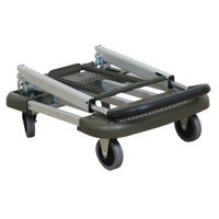 Chariot &agrave; plateforme t&eacute;l&eacute;pliante, Aluminium, 330 lb, 29-1/2" lo x 17-1/2" la, Hauteur 36-1/2" Quali-T-Solutions