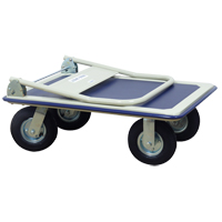 Chariot &agrave; plateforme avec poign&eacute;e pliante, Acier, 660 lb, 35" lo x 23" la, Hauteur 43,5" Quali-T-Solutions