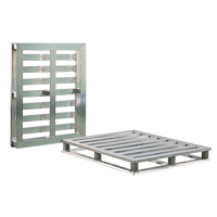 Palette &agrave; cadre tubulaire en aluminium 4 c&ocirc;t&eacute;s Quali-T-Solutions