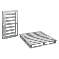 Palette &agrave; cadre tubulaire en aluminium 4 c&ocirc;t&eacute;s Quali-T-Solutions