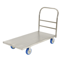 Chariot &agrave; plateforme, 48" lo x 24" la x Capacit&eacute; 2000 lb, Roues en Polyur&eacute;thane Quali-T-Solutions