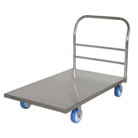 Chariot &agrave; plateforme, 48" lo x 30" la x Capacit&eacute; 2000 lb, Roues en Polyur&eacute;thane Quali-T-Solutions
