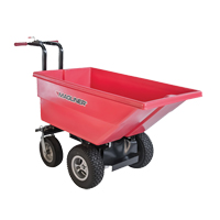 Chariot &agrave; bascule motoris&eacute;, Capacit&eacute; 6 cu.ft., 40" h x 25" la x 56" p Quali-T-Solutions