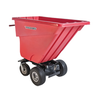 Chariot &agrave; bascule motoris&eacute;, Capacit&eacute; 13.5 cu.ft., 45" h x 27" la x 68" p Quali-T-Solutions