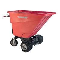 Chariot &agrave; bascule motoris&eacute;, Capacit&eacute; 13.5 cu.ft., 45" h x 33-1/2" la x 68" p Quali-T-Solutions
