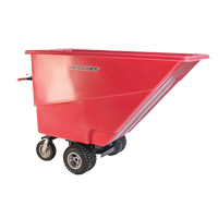 Chariot &agrave; bascule motoris&eacute;, Capacit&eacute; 27 cu. ft., 51" h x 81" la x 33" p Quali-T-Solutions