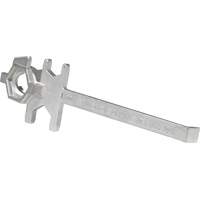 Cl&eacute; pour baril, Ouverture de 3/4"/2", Poign&eacute;e 9-1/2", Acier inoxydable Quali-T-Solutions