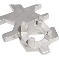 Cl&eacute; pour baril, Ouverture de 3/4"/2", Poign&eacute;e 9-1/2", Acier inoxydable Quali-T-Solutions