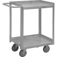 Chariot avec tablettes de calibre industriel, 2 Tiers, 24-1/8" la x 35" h x 42" p, Capacit&eacute; 1200 lb Quali-T-Solutions