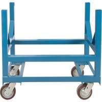 Pipe & Bar Cradle Truck, 36" L x 24" W x 34" H, 2500 lbs. Capacity, Polyurethane Wheels Quali-T-Solutions