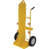 Chariot pour chalumeau et bouteille &agrave; gaz, Roues Rempli de mousse, Base de 23-13/16" la x 22-13/16" lo, 500 lb Quali-T-Solutions