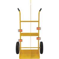 Chariot pour chalumeau et bouteille &agrave; gaz, Roues Rempli de mousse, Base de 23-13/16" la x 22-13/16" lo, 500 lb Quali-T-Solutions