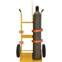 Chariot pour chalumeau et bouteille &agrave; gaz, Roues Rempli de mousse, Base de 23-13/16" la x 22-13/16" lo, 500 lb Quali-T-Solutions