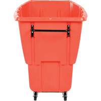 Chariot basculeur, Poly&eacute;thyl&egrave;ne, 0,5 vg³, Capacit&eacute; de charge de 450 lb Quali-T-Solutions