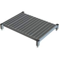 Adjustable Height One-Step Work Platform, 24" W x 36" D, 800 lbs. Capacity, All-Welded Quali-T-Solutions