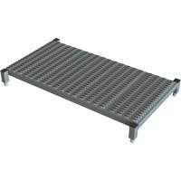 Adjustable Height One-Step Work Platform, 24" W x 48" D, 800 lbs. Capacity, All-Welded Quali-T-Solutions