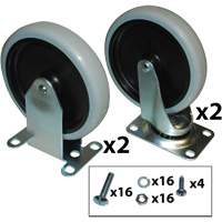 Utility Cart Caster Kit Quali-T-Solutions