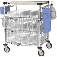 PPE Check-In Station, Stainless Steel, 43" x 40" x 24", 900 lbs. Capacity Quali-T-Solutions