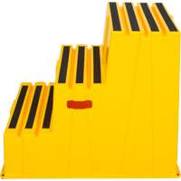 Escabeau industriel, 3 marches, 34-13/16" x 22-7/16" x Hauteur 28-1/2" Quali-T-Solutions