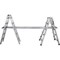 Telescoping Multi-Position Ladder, Aluminum, 300 lbs., CSA Grade 1A Quali-T-Solutions