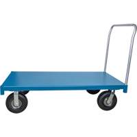Heavy-Duty Platform Truck, 48" L x 24" W, 1200 lbs. Capacity, Flat Free Casters Quali-T-Solutions